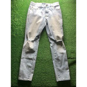 Aeropostale Light Blue Ripped Skinny Jeans Men Size 30/30